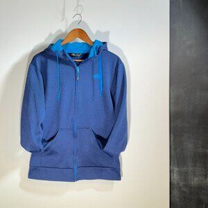 The North Face Full Zip Hoodie Smooth Stretch Fleece Men's Size Sm (Women's Lg)